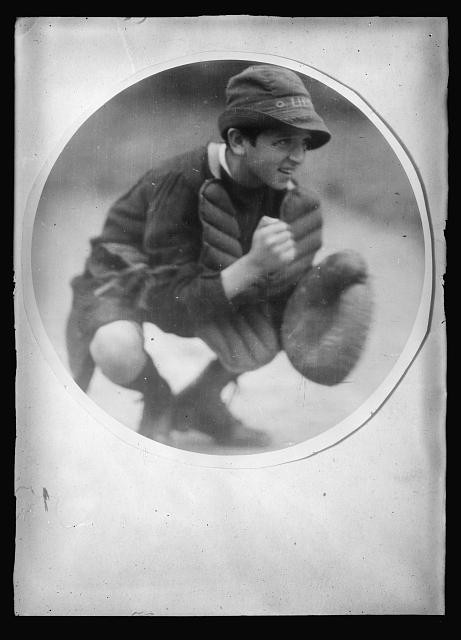 Photo:Baseball Catcher Portrait 1920s Player in Uniform