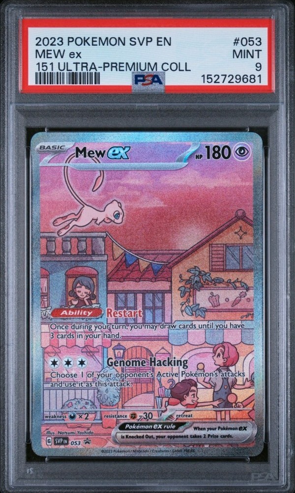 2023 POKEMON SVP EN-SV 151 ULTRA-PREMIUM COLLECTION #053 MEW EX PSA 9