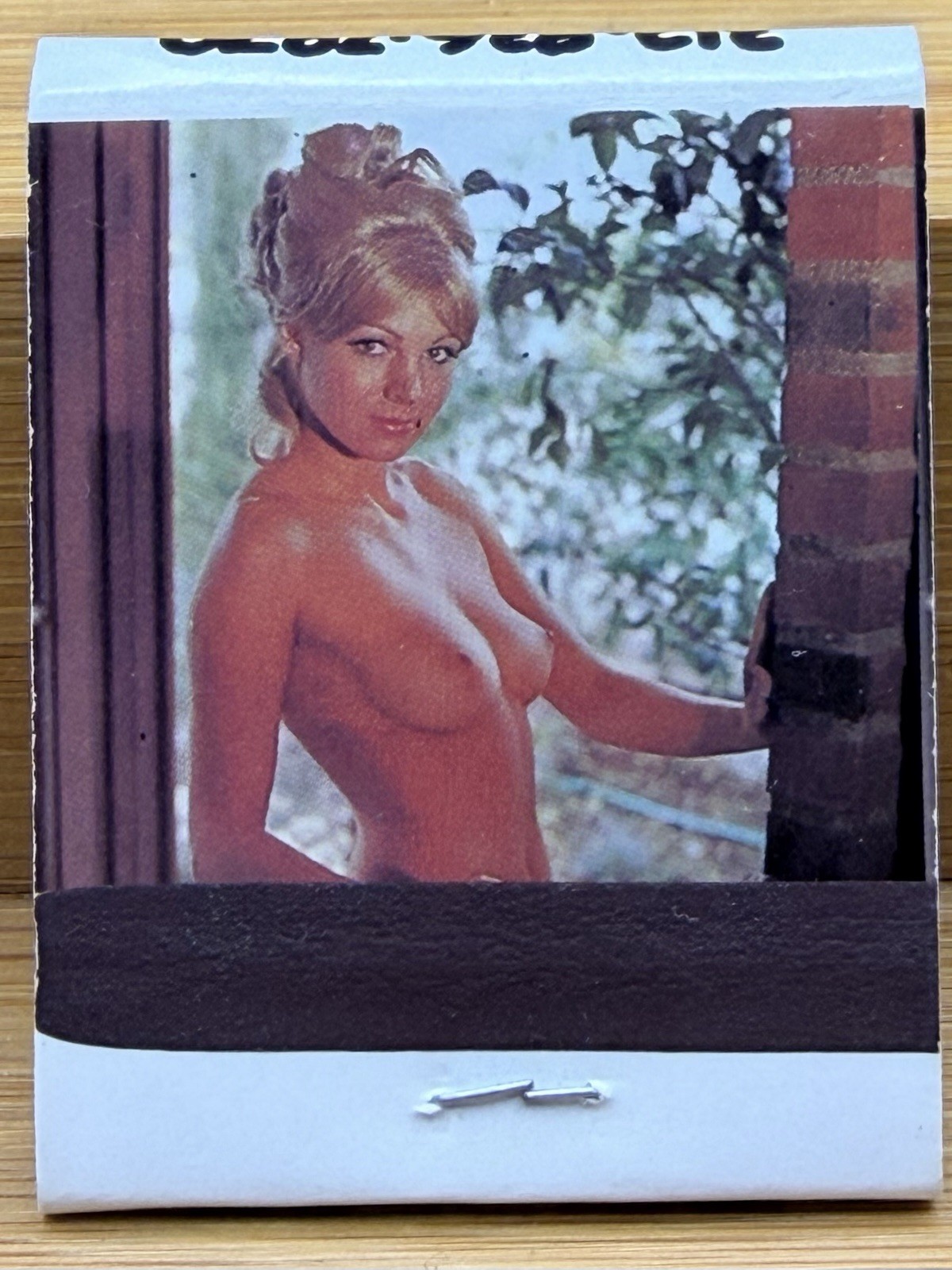Vintage Dick's Last Resort Matchbook Pin-Up Photo Novelty Adult Humor