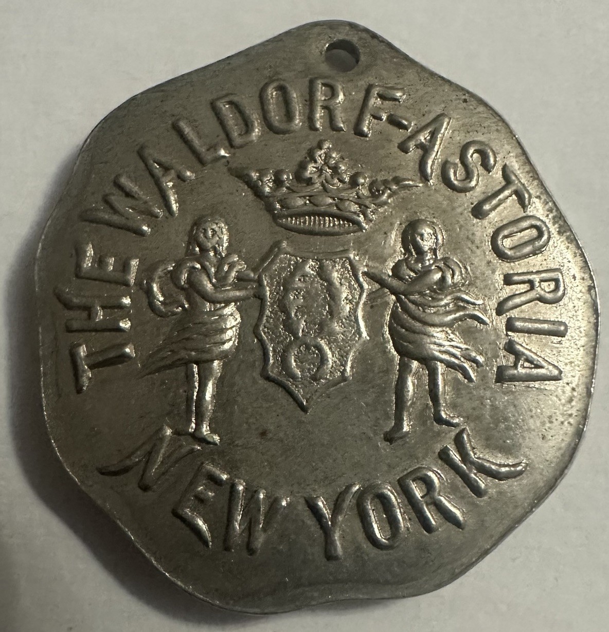 The Waldorf Astoria 301 Park Ave (btwn. 49th & 50th) New York Hotel Room Key Fob