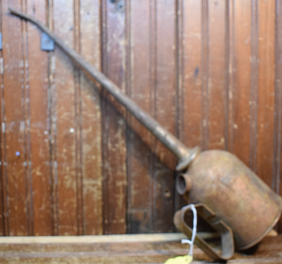 RAILROAD BRASS LONG NECK OILER CAN 20\