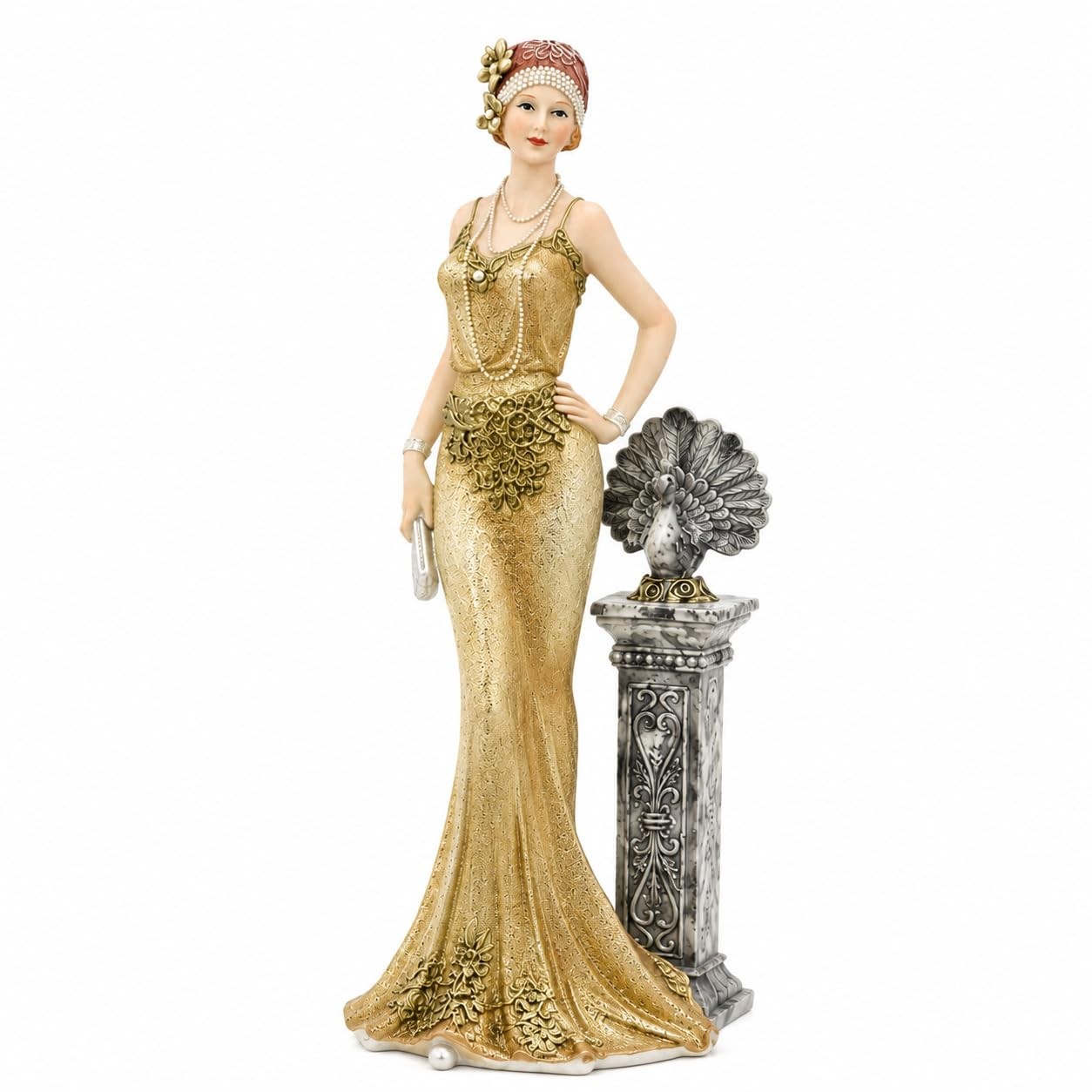 Comfy Hour Glamour Elegance Victorian Style Lady Collection Luxury Lady Resin
