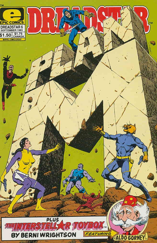 Dreadstar #6 VF; Epic | Jim Starlin\Wrightson - w/Bag+Board