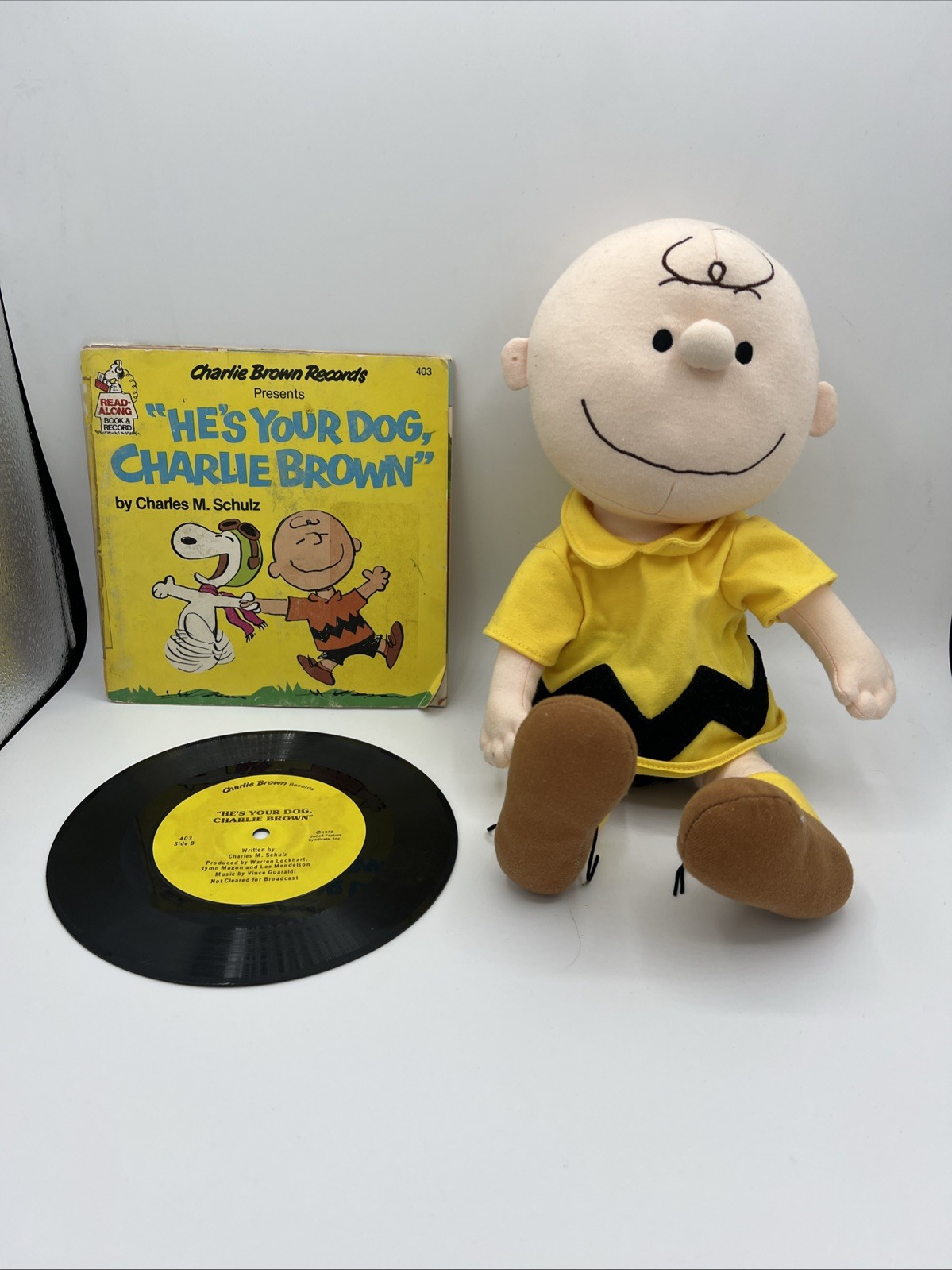 VTG 1978 Peanuts Book & Vinyl Record Set & 2011 15