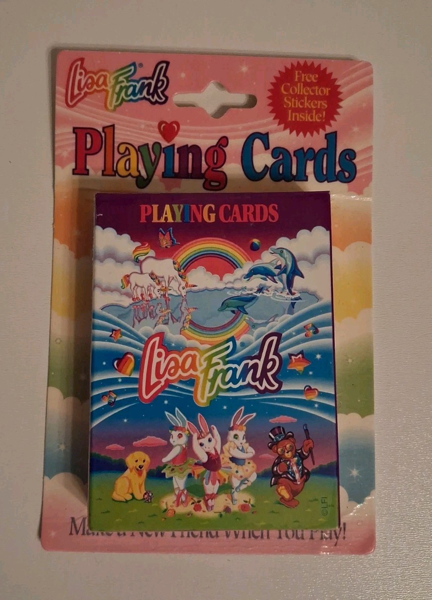 Vintage Lisa Frank Playing Cards New In Package NIP NOS