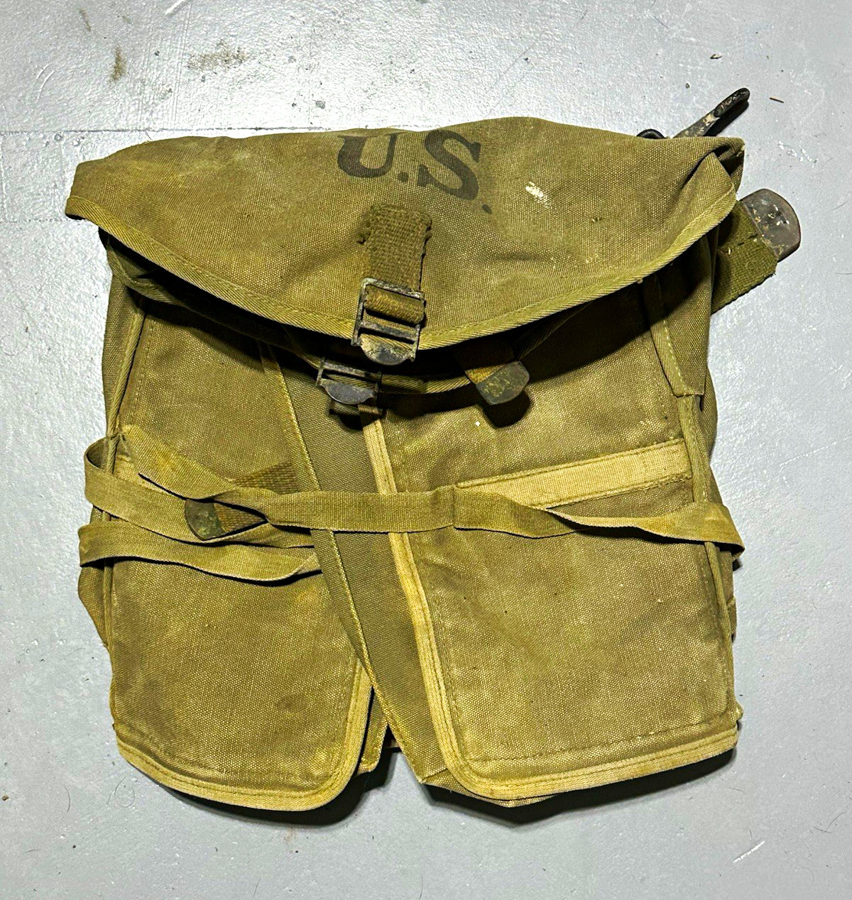 Rare WWII US Airborne M1945 Medical Pouch US Paratrooper Medic Pouch Original 