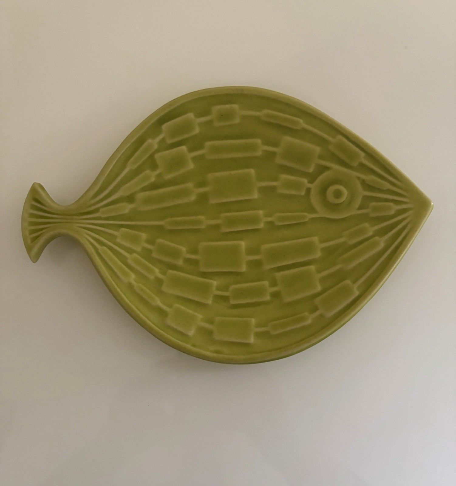 Jonathan Adler Pot A Porter Green Fish Ceramic Dish Handmade Peru Net-A-Porter