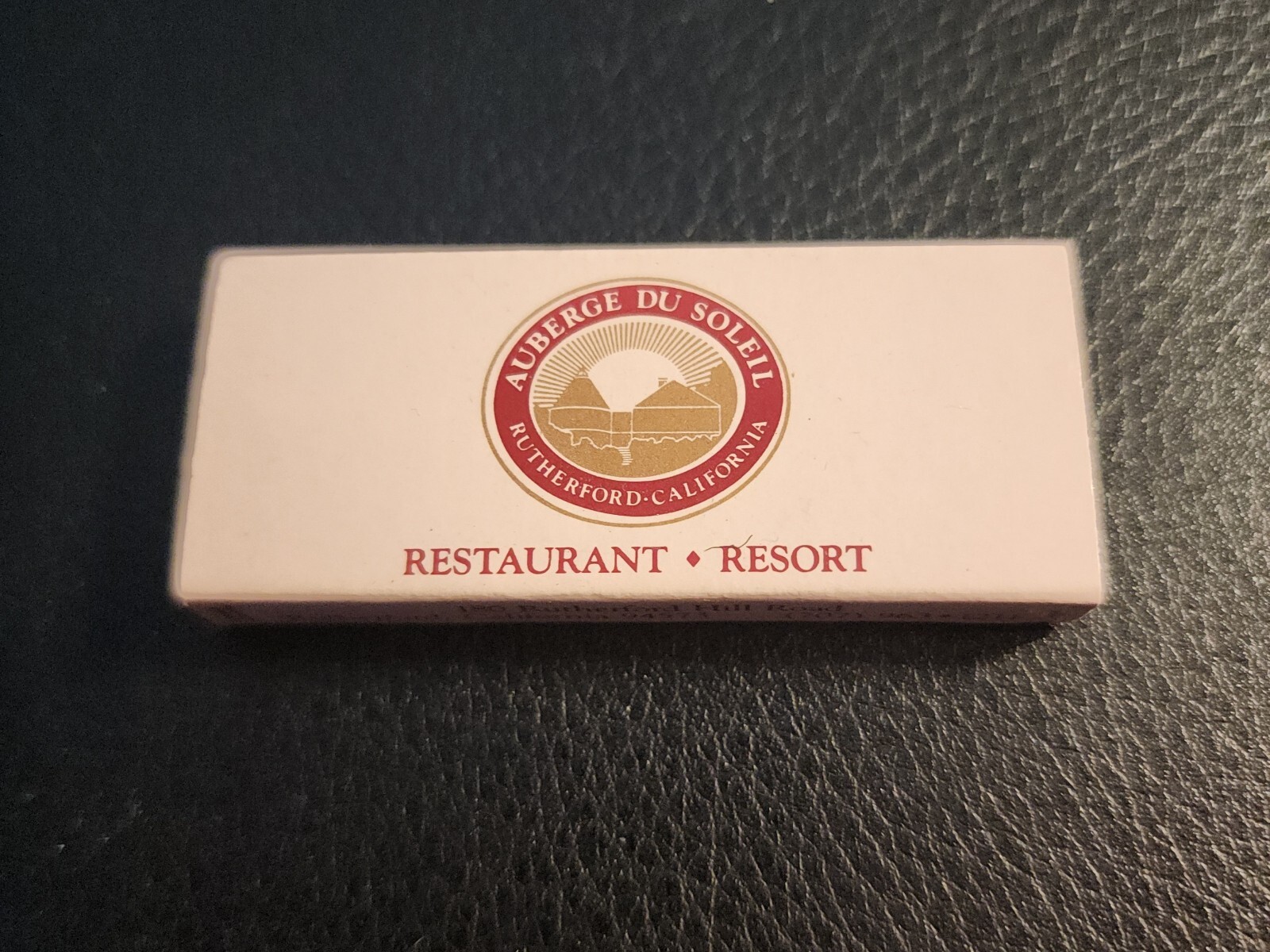Vintage Auberge Du Soleil Restaurant Resort Rutherford, CA. Matchbook