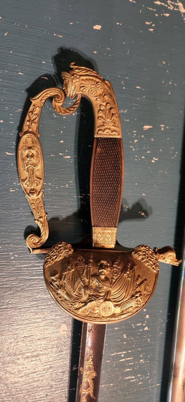 Gorgeous Mid 19th Century French Court small Sword superior army officer dress 