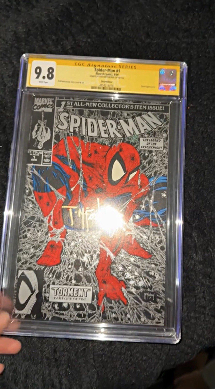 Marvel Comics Spider-Man #1 (1990) CGC 9.8 Signed Todd McFarlane - Torment