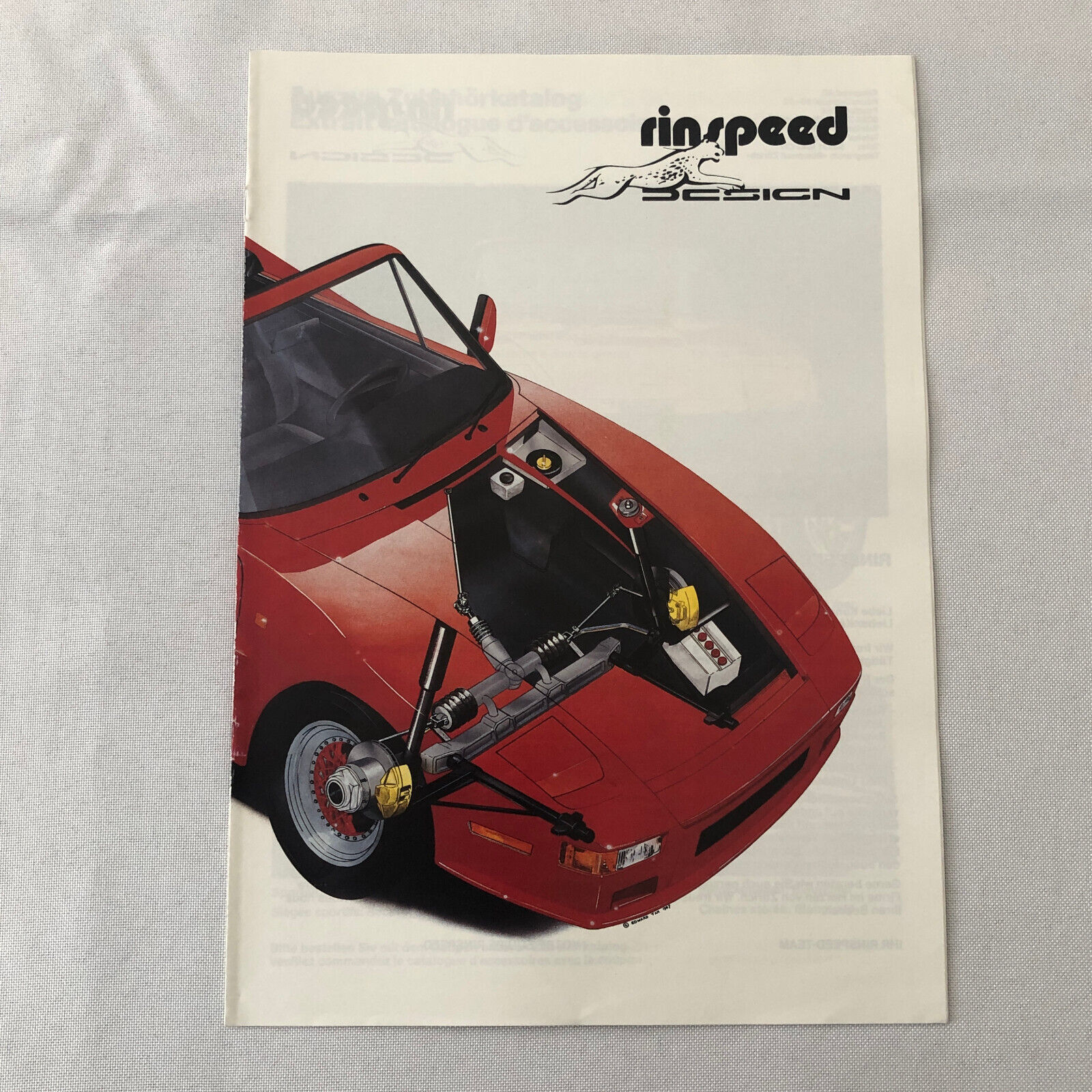 Rinspeed Design Porsche Mercedes Benz AMG Tuner Parts Brochure Catalog Slantnose