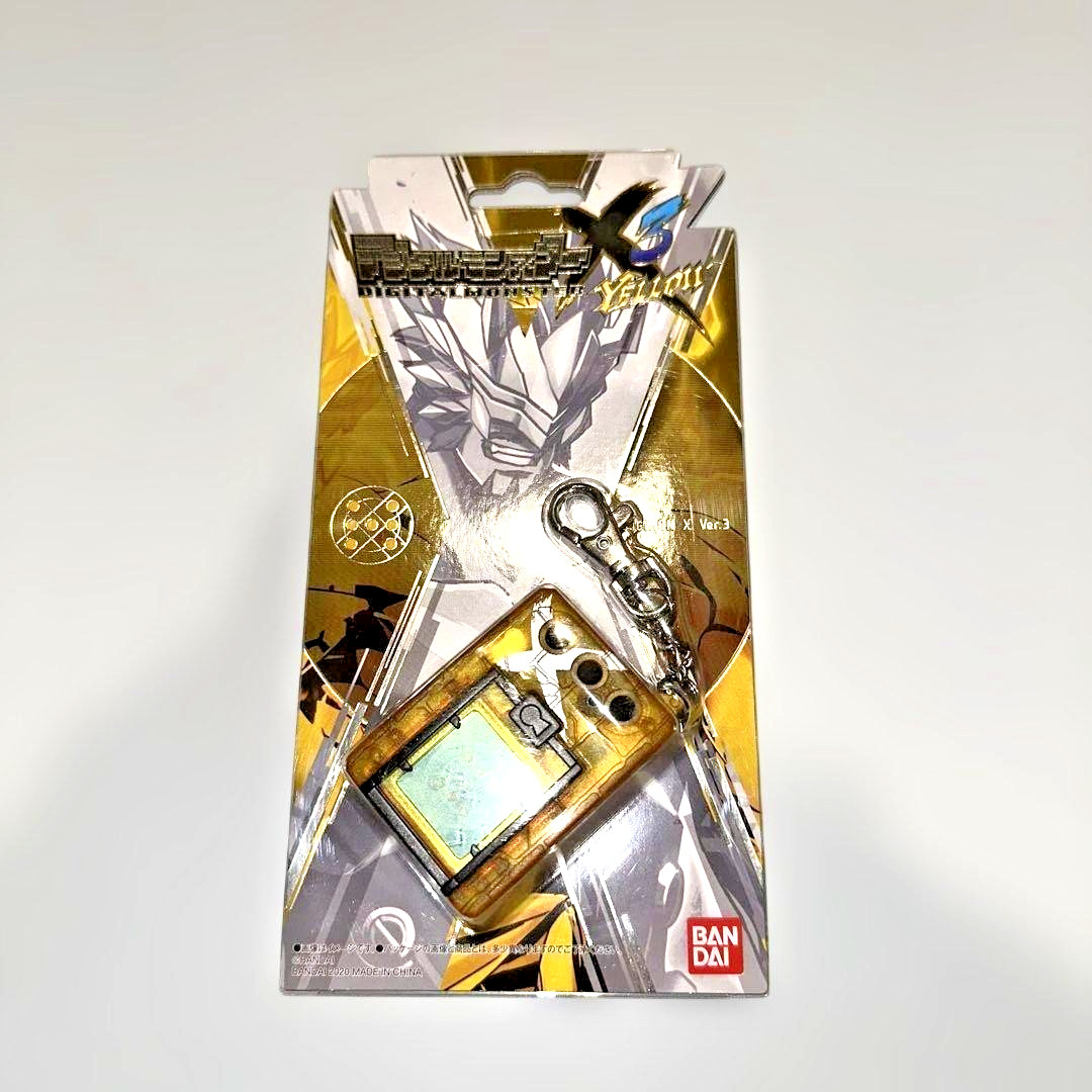 Digital Monster X Ver.3 Yellow Digimon Digivice Toy 2020 premium BANDAI