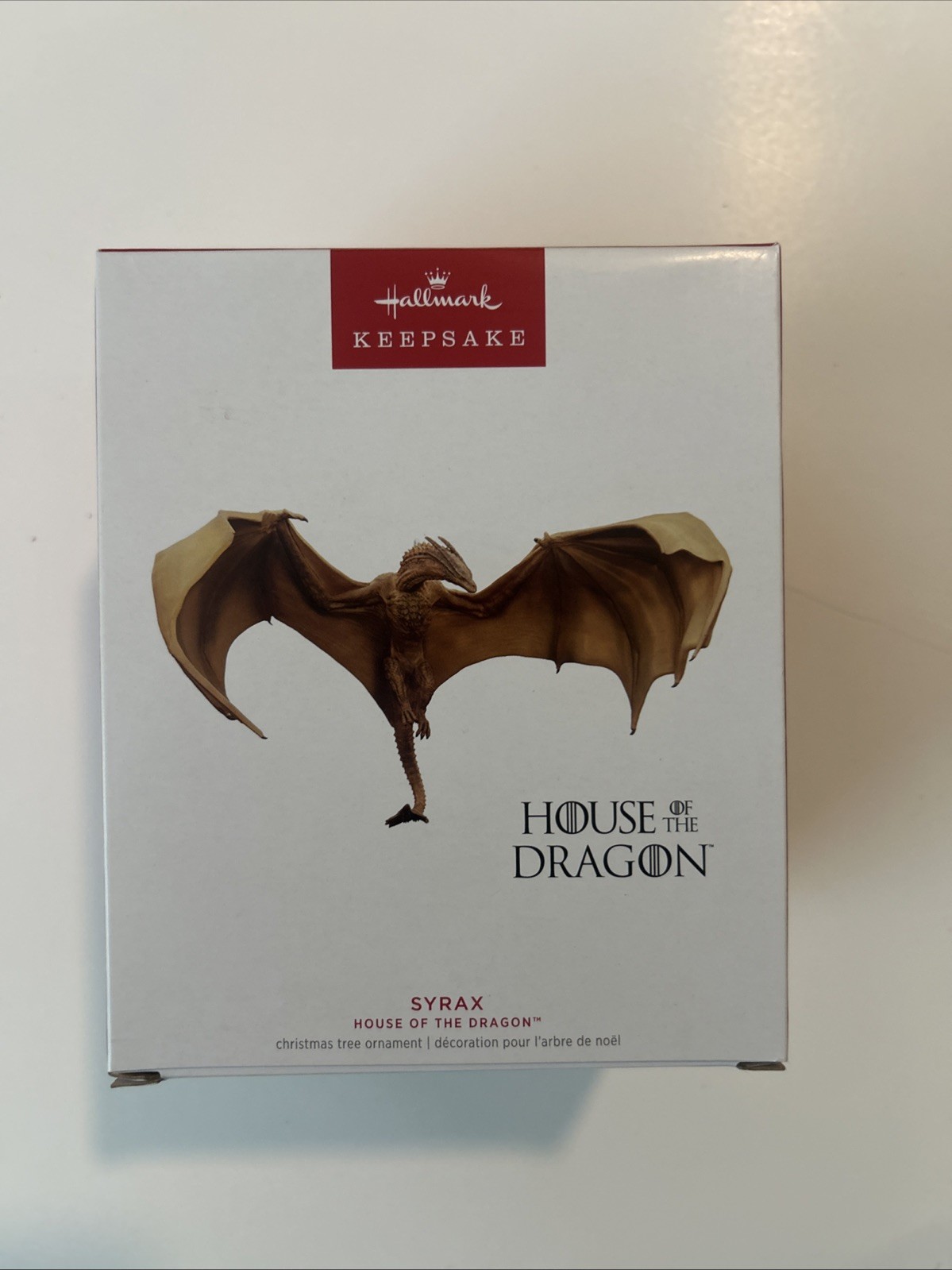 Hallmark Keepsake Christmas Ornament HBO House of the Dragon Syrax Figure  2023