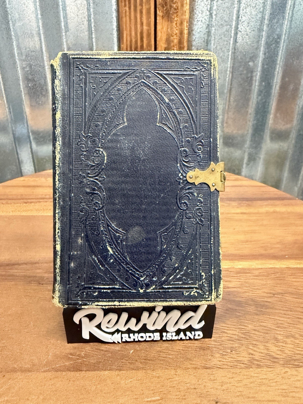 Antique 1870 New Testament Bible American Bible Society 158th Ed Brass Clasp