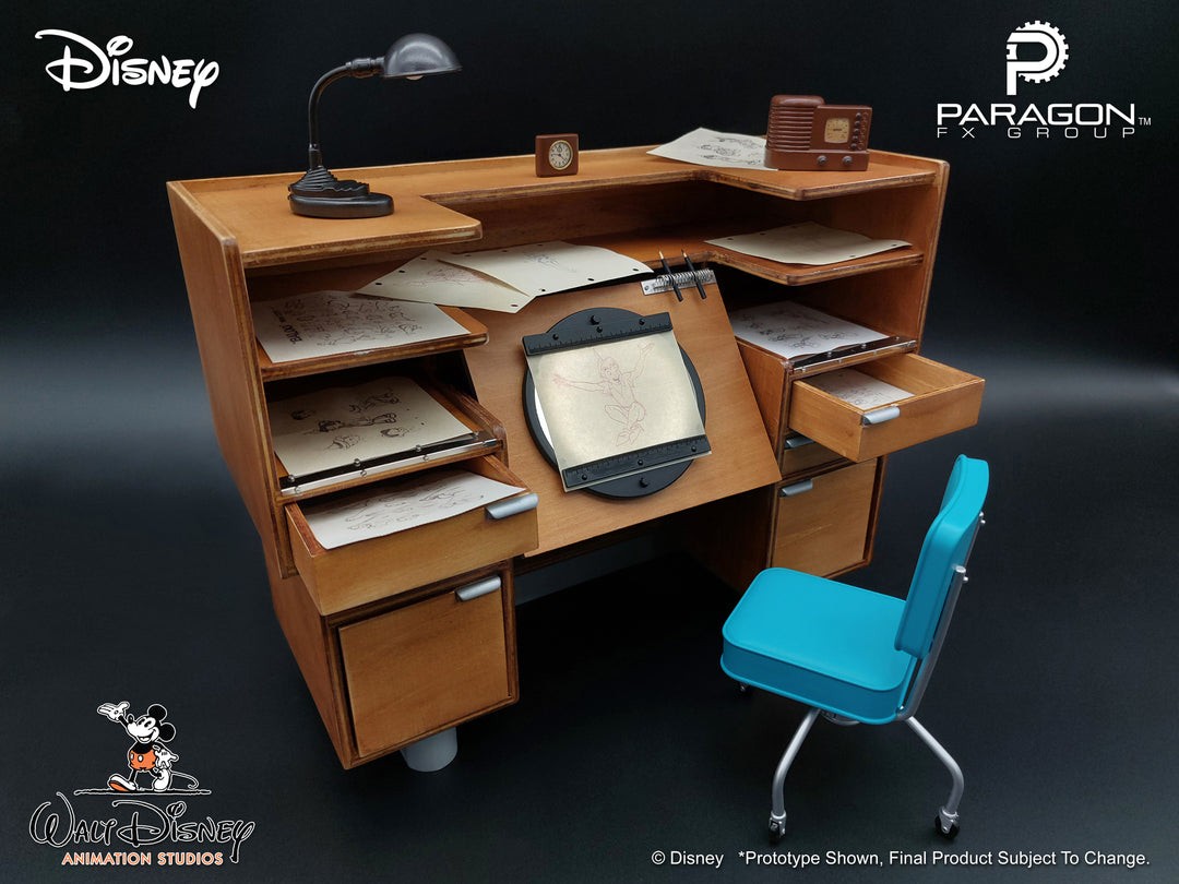 Paragon FX 1:6 Scale Classic Disney Animation Desk #42/750 - New / Sealed