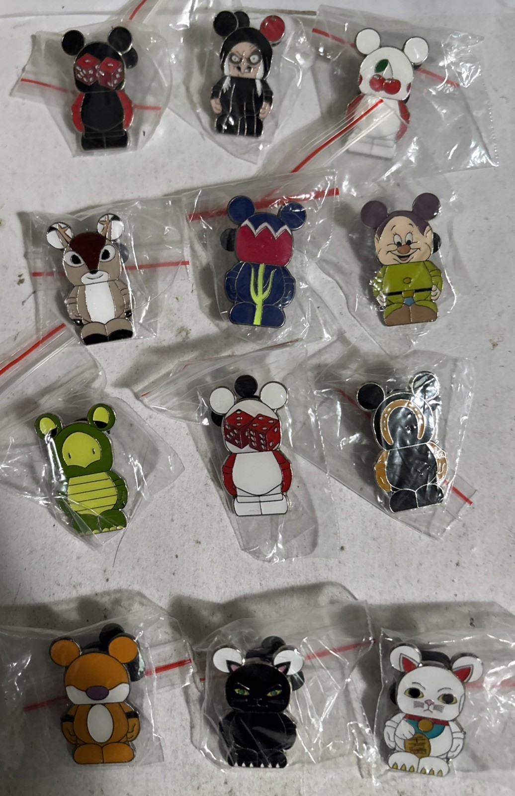 Disney VINYLMATION Pins lot of  12
