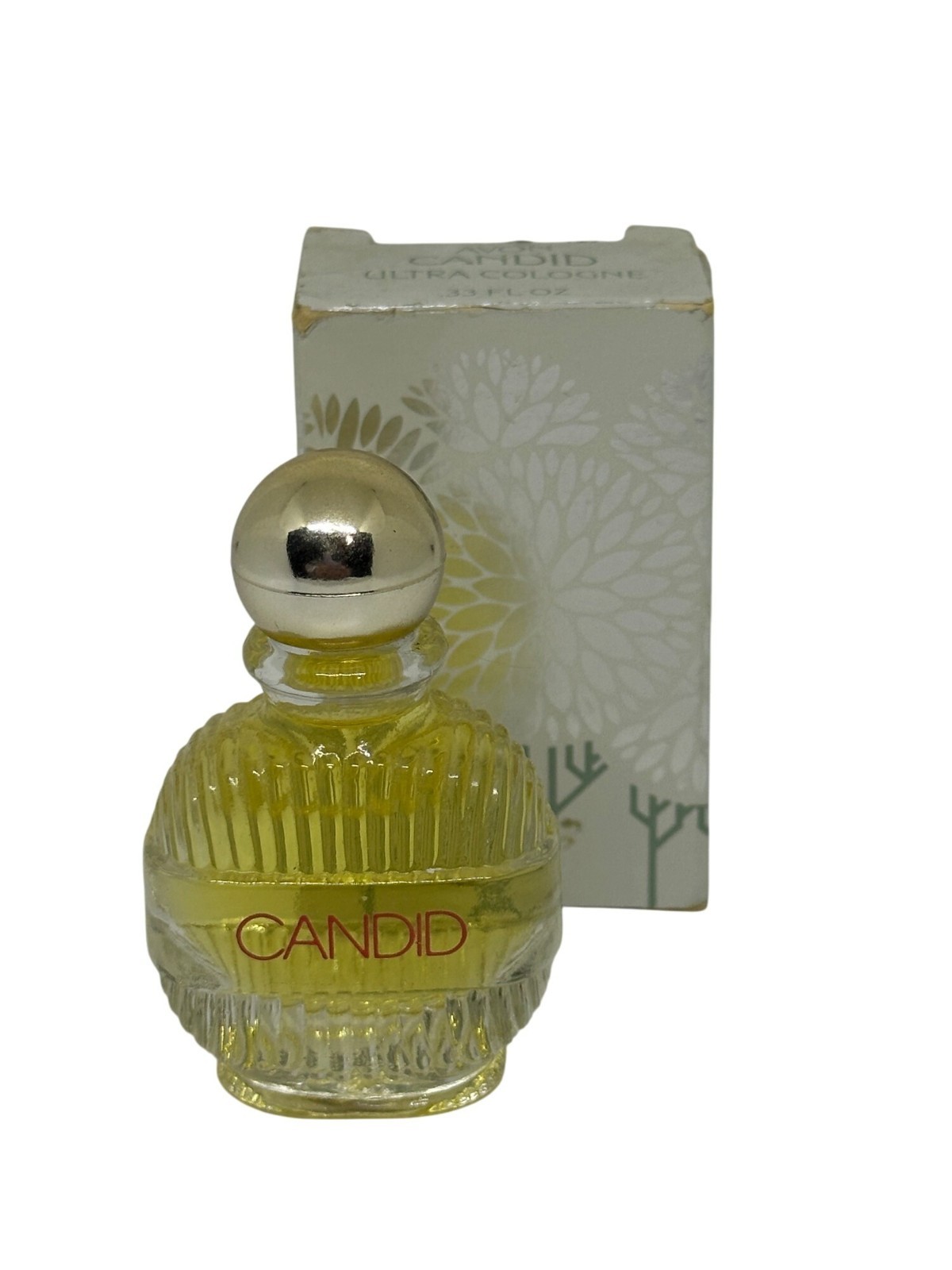 VTG AVON Candid Ultra Cologne .33 oz Mini Perfume Splash Bottle w/ Box Classic
