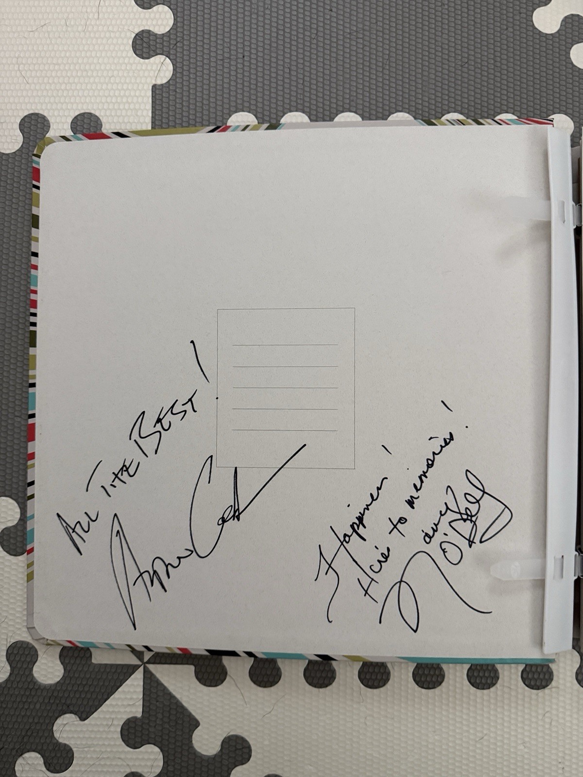 Anderson Live Scrapbook With Photos And Anderson Cooper, Nancy O’Dell Autograph