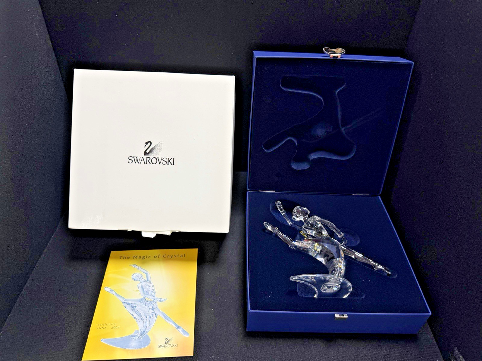 Swarovski Crystal Magic of Dance Anna 2004 Ballerina Sculpture Figurine