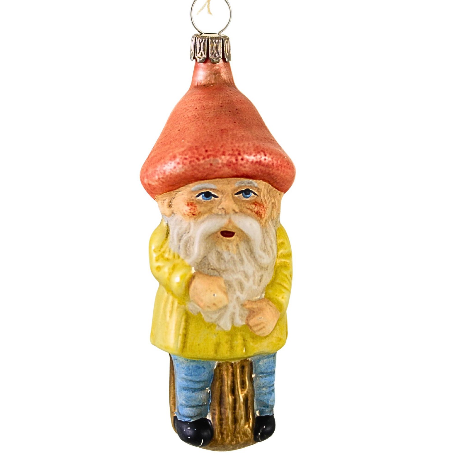 Marolin 3.50In Red Hat Rumpelstiltskin, Glass, German Fairytale 2011093F Marolin 3.50In Red Hat Rumpelstiltskin, Glass, German Fairytale 2011093F