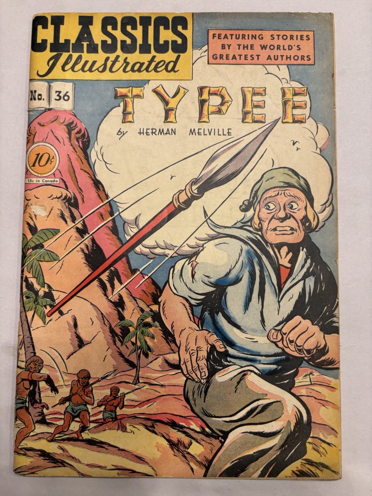 Classics Illustrated 36 Typee 1st Print 1947 HRN 36