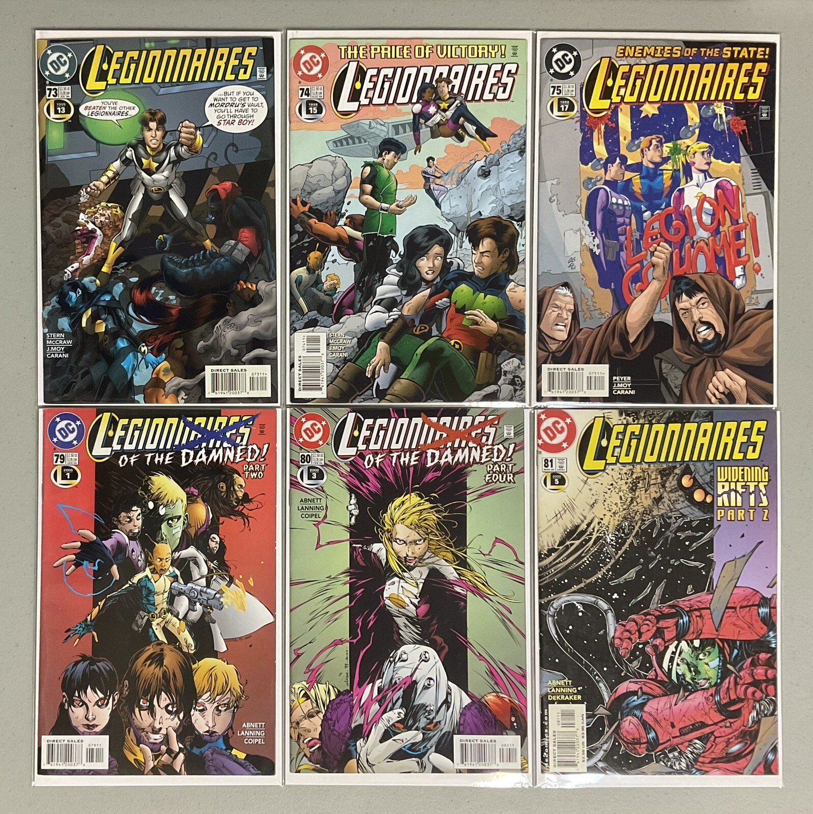 🔥DC Comic Keys🔥Legionnaires #73 74 75 79 80 81 (1999)🔥NM-(9.0-9.4)🔥