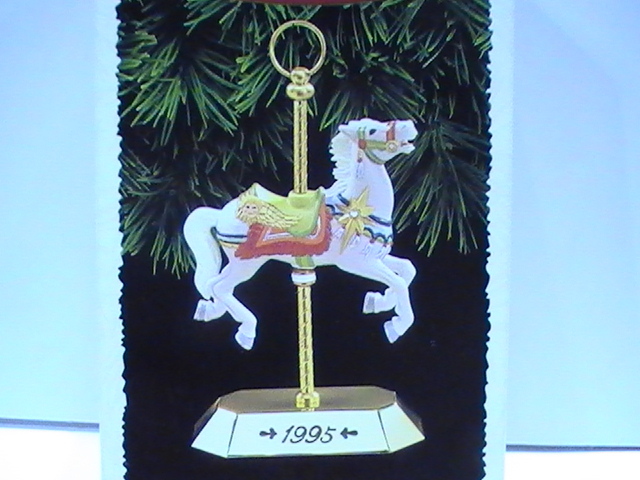 NEW Tobin Fraley 1995 Hallmark Carousel Horse Hand Painted Porcelain Figurine