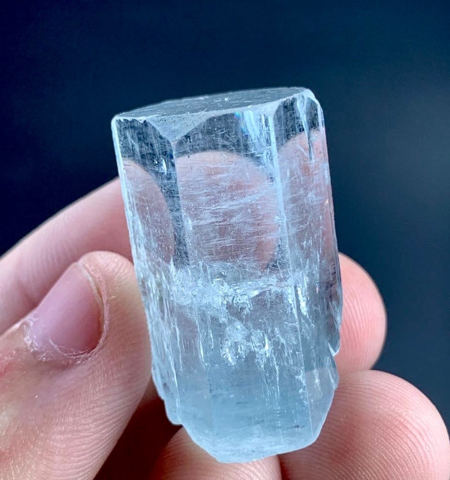 98 Carat Aquamarine Crystal Specimen From Skardu Pakistan