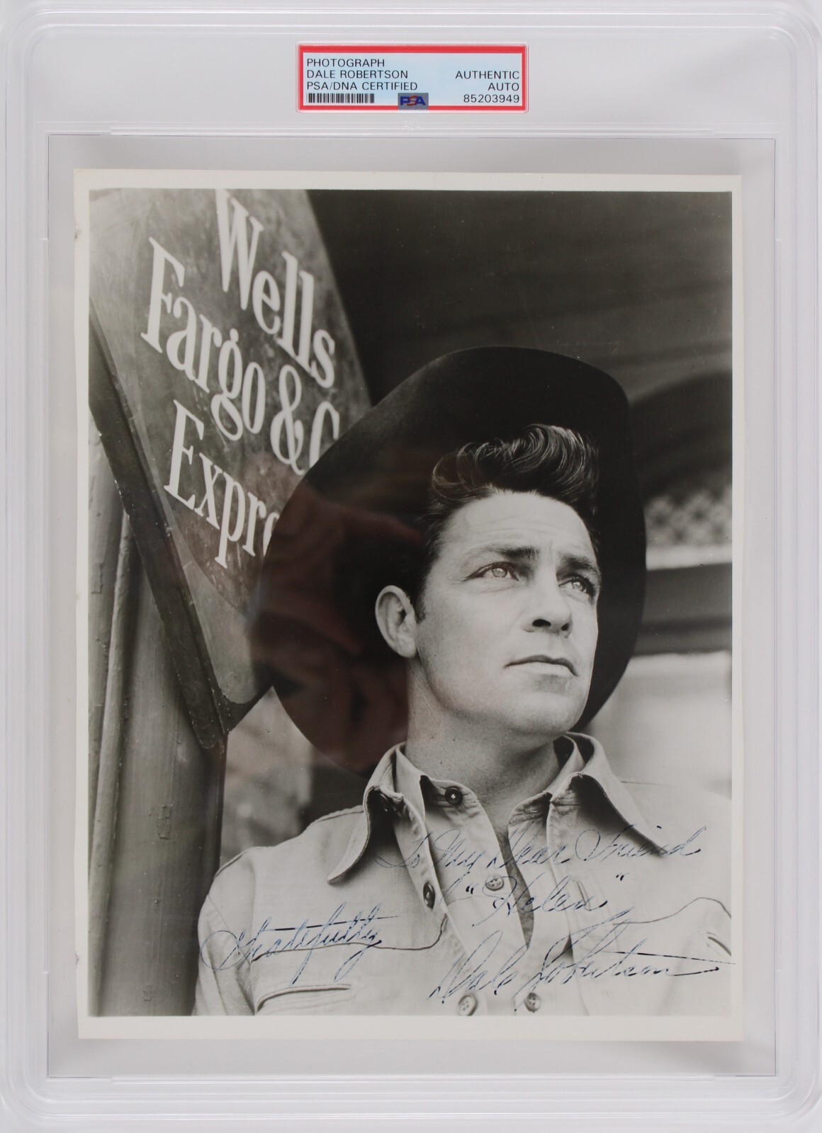 1957-1962 Dale Robertson Tales of Wells Fargo Signed 8x10 Photo (PSA/DNA)
