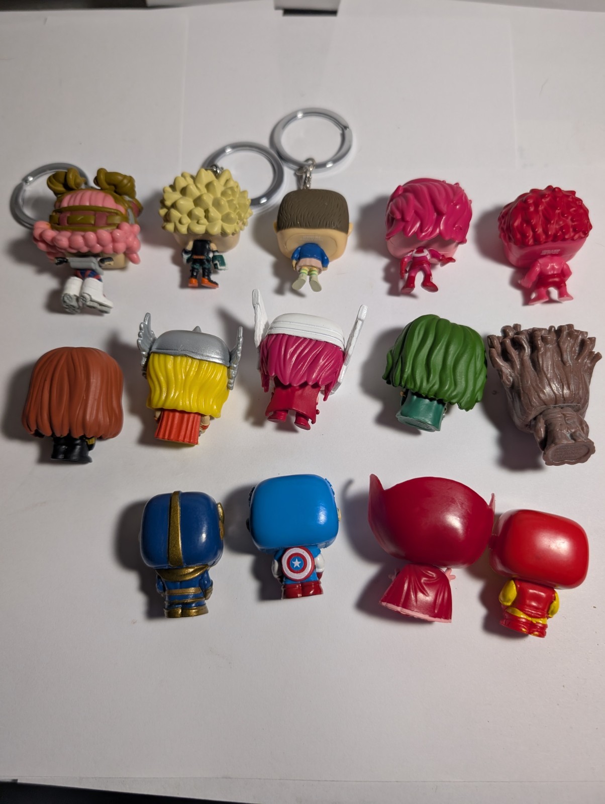 Lot Of 14 Funko Pop Figurines Marvel Avengers DC 