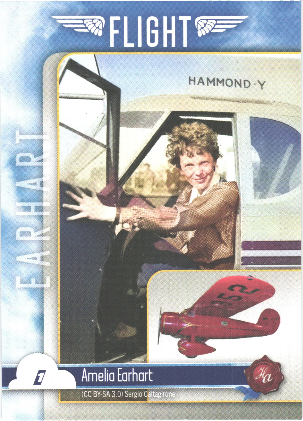 2023 Historic autographs Flight Amelia Earhart #1