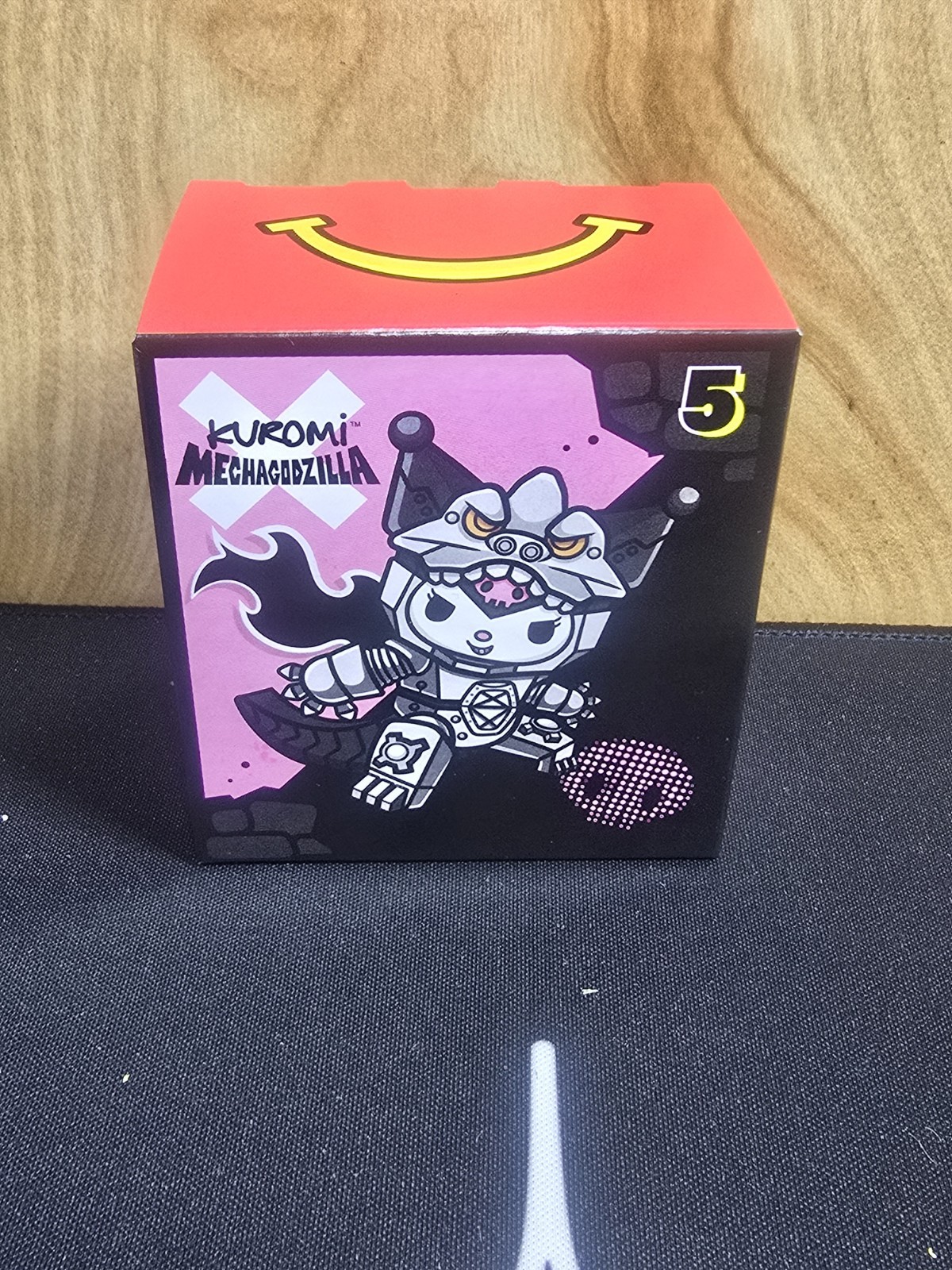 McDonald's Hello Kitty Godzilla KUROMI Mechagodzilla MCD  #5 Collectible NIB