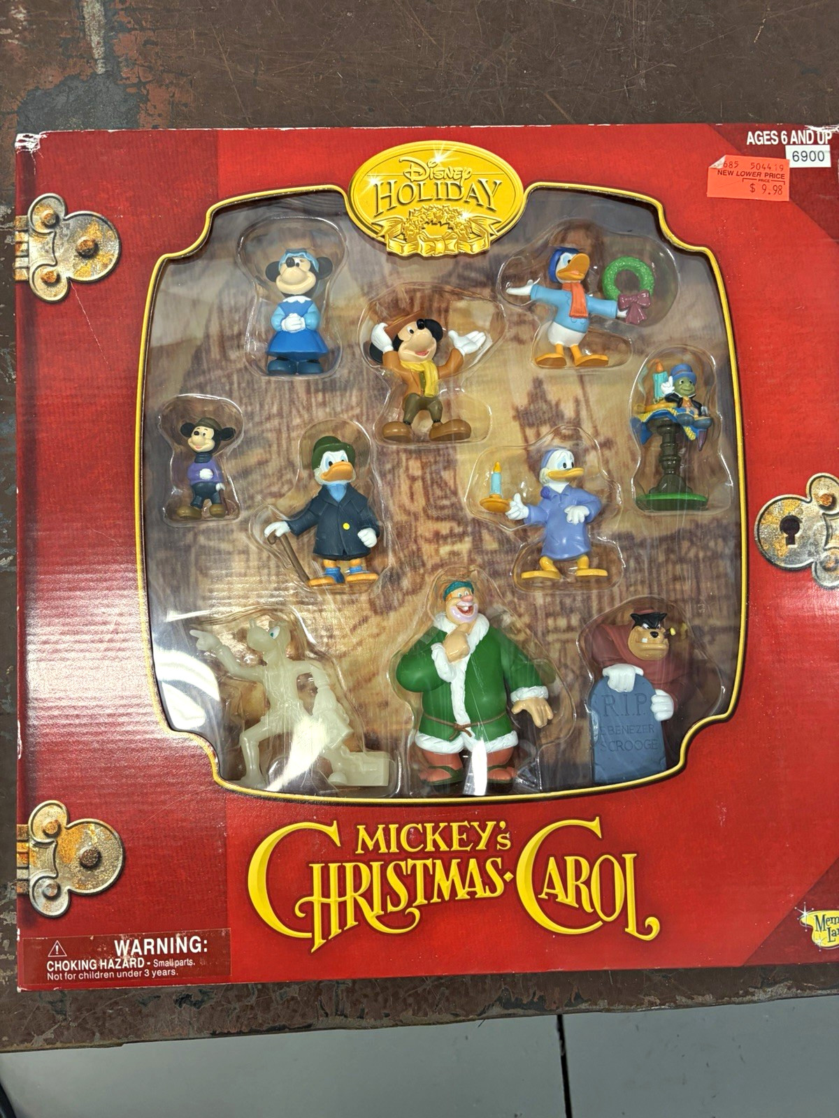 Vintage Disney Holiday Figurine Set - Mickey’s Christmas Carol NIB