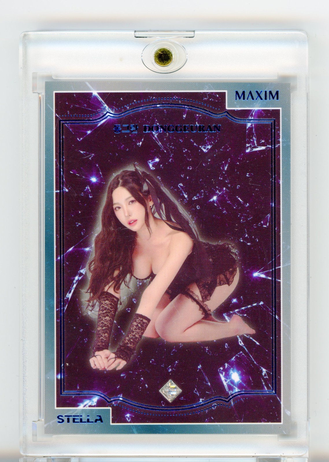 Ⓡ【Donggeuran】2026 Maxim Touch Season 4 Blue Crystal Cubic Card #CC-3