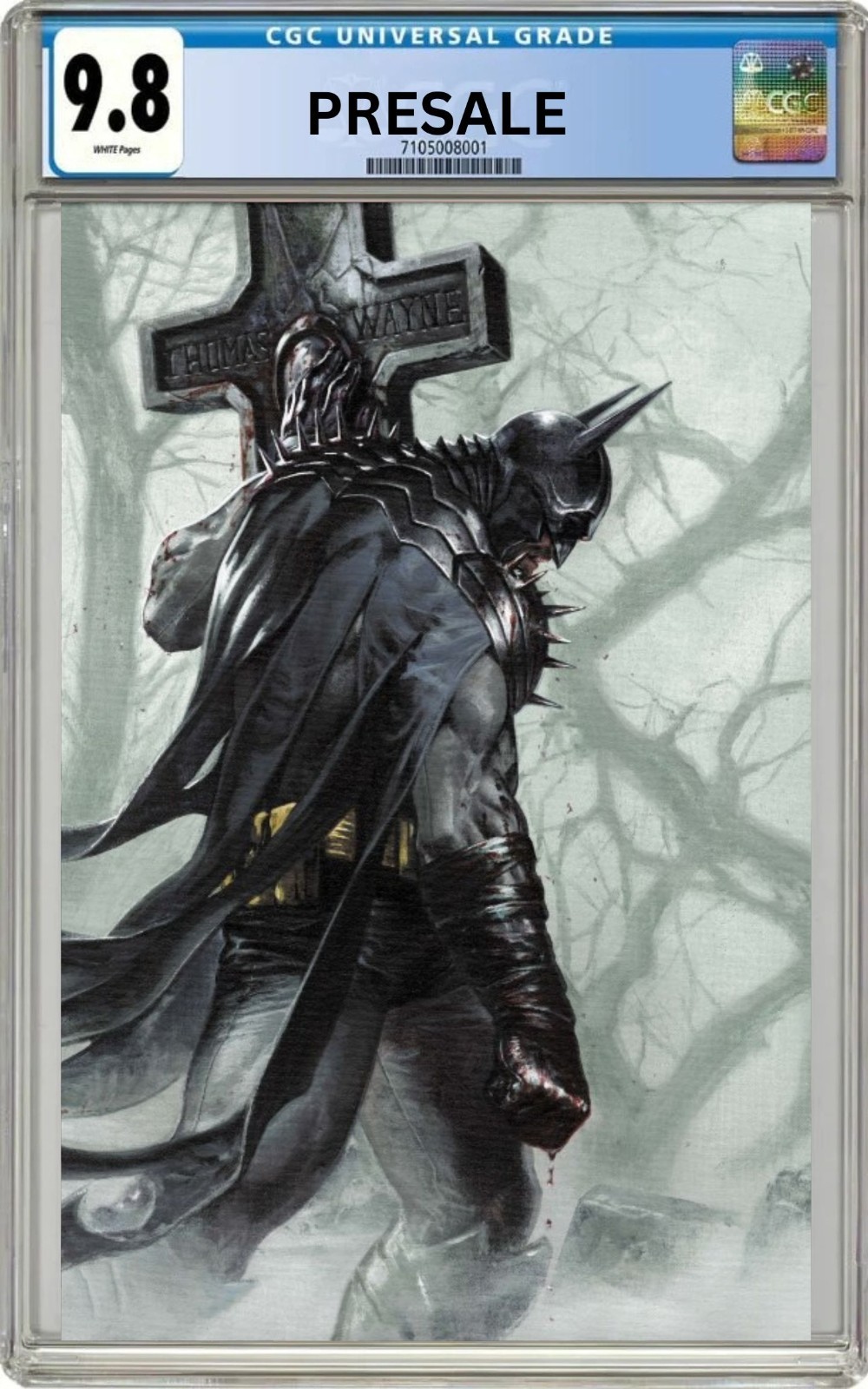 CGC 9.8 Absolute Batman #25 Dell\'Otto Wraparound Foil Variant Pre-Sale 10/28/26