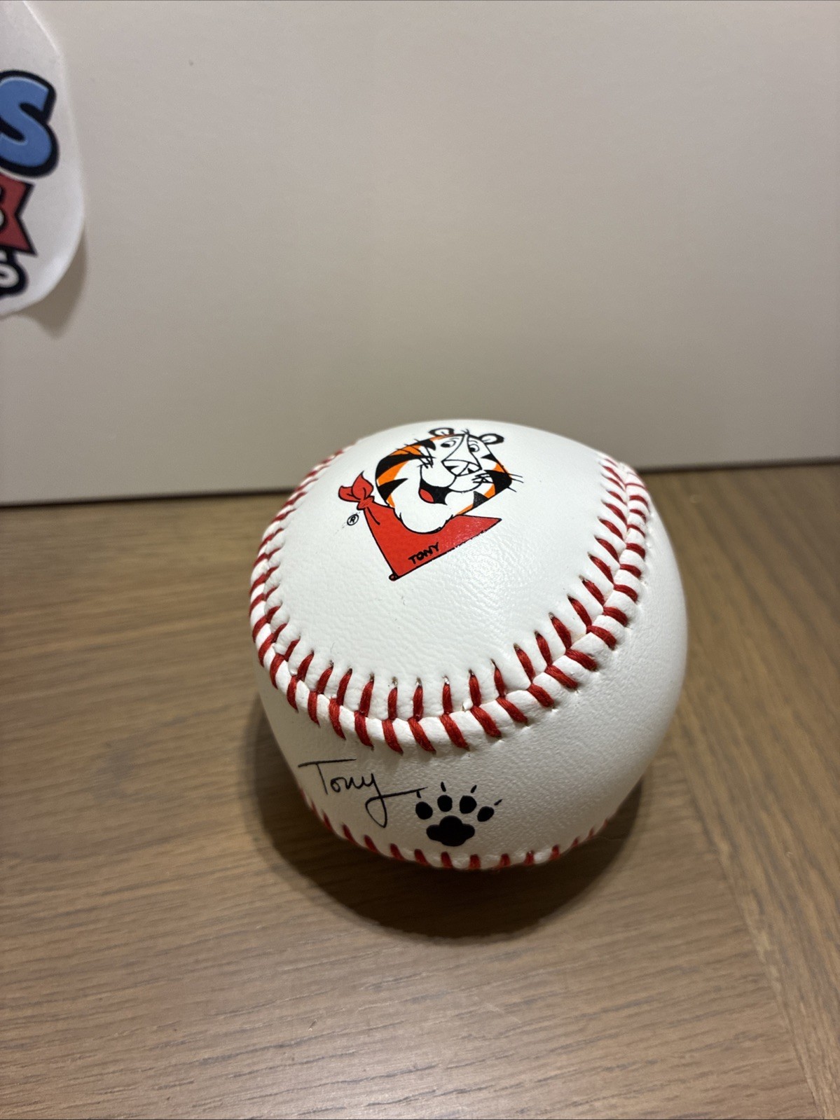 Kellogg Tony The Tiger Souvenir Baseball 1991 MLB Rawlings – NEW
