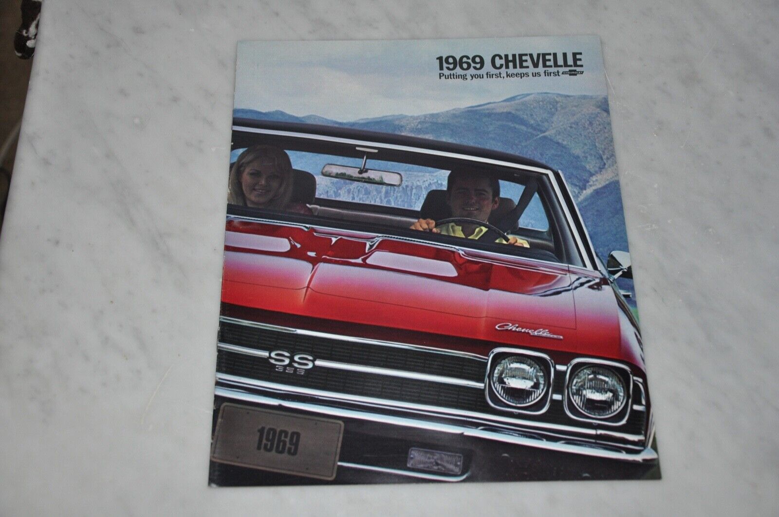 1969   69 Chevelle  Brochure Catalog     ORIGINAL    SS 396 Malibu NEW OLD STOCK