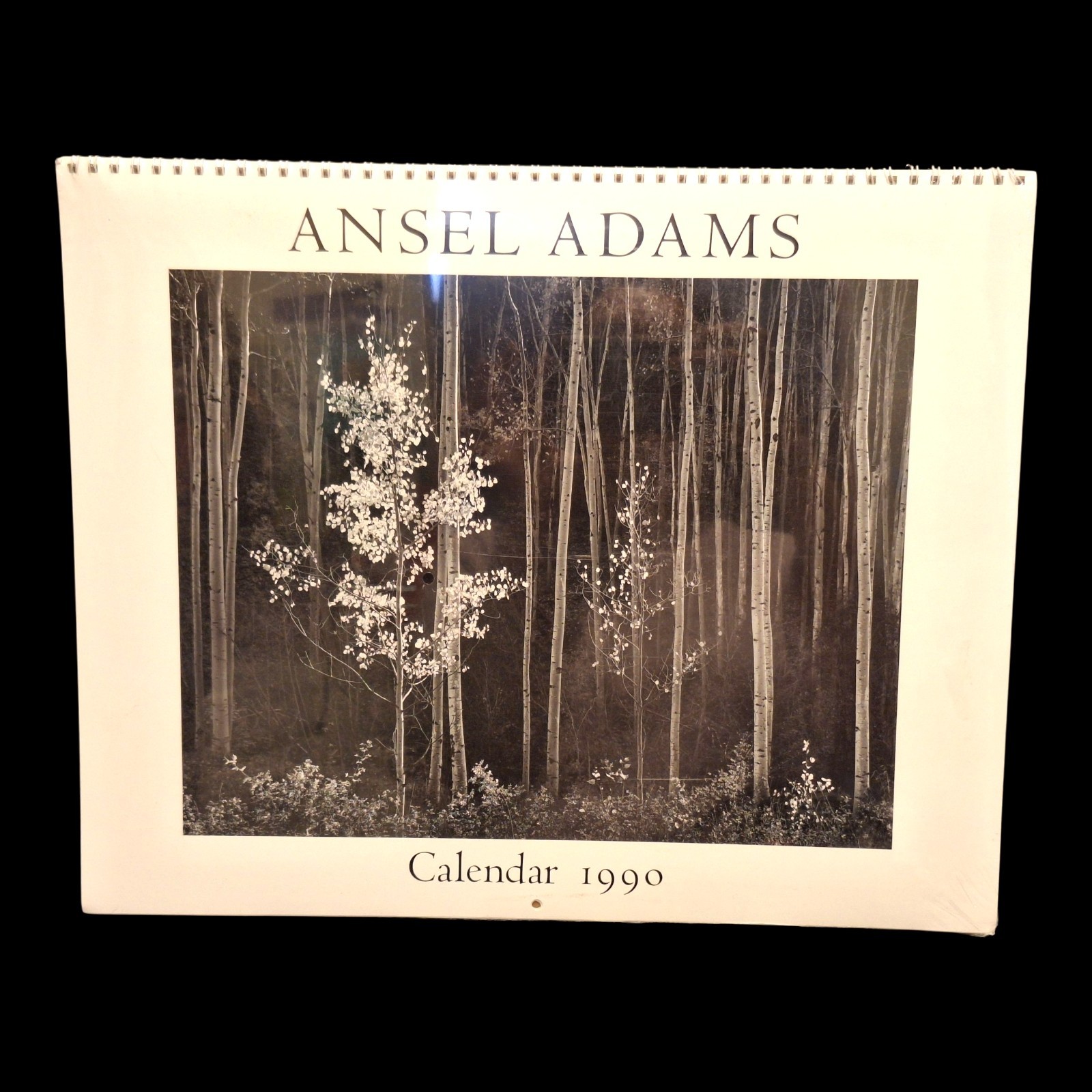 NEW Ansel Adams 1990 Wall Calendar Black/White Photographs 15 1/2x12 1/2 Sealed