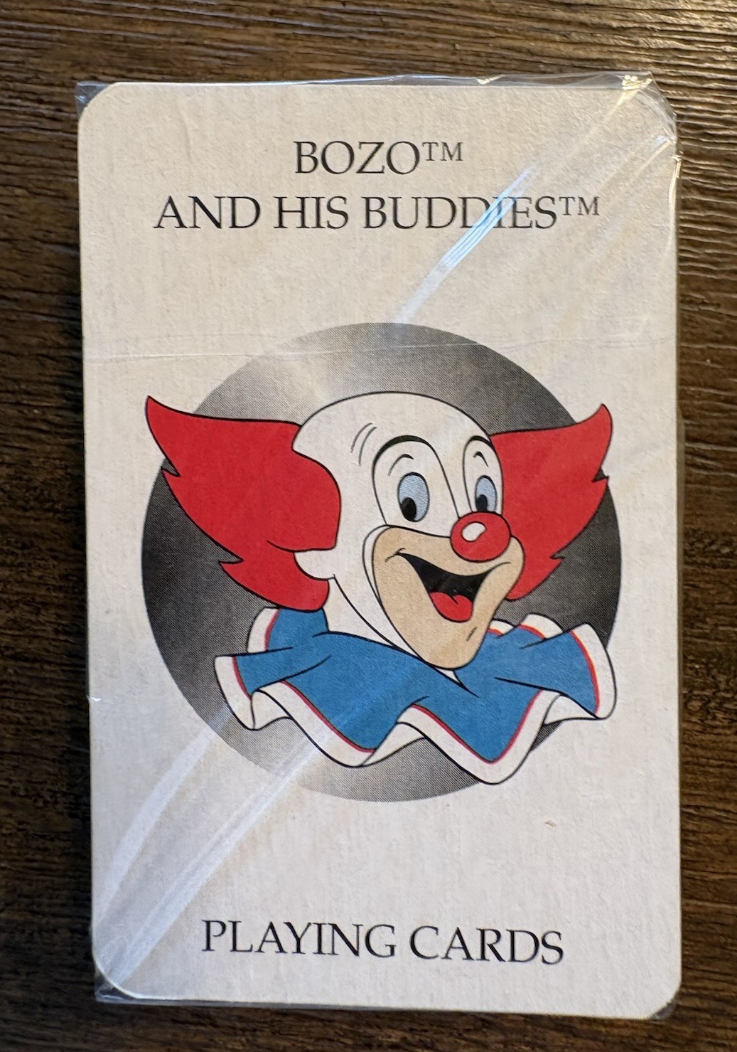 Vintage Bozo And His Buddies Playing Cards Deck Sealed over 100 Illustrations