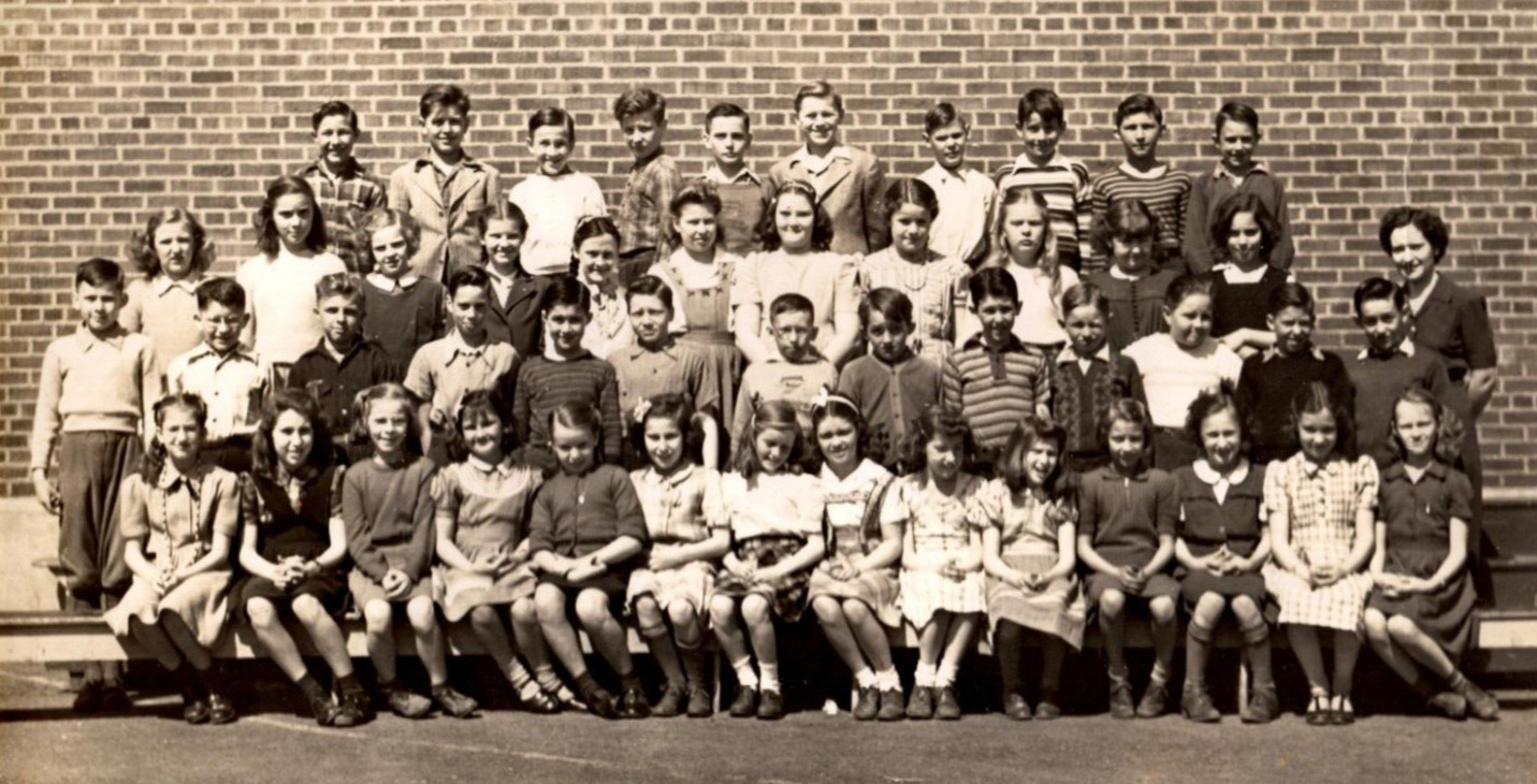Class Picture ID'd as 1944 5th Grade North Syracuse High School 8