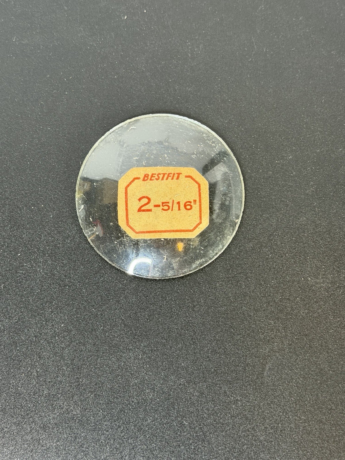 Vintage Best Fit Clock Glass Replacement 2-5/8”