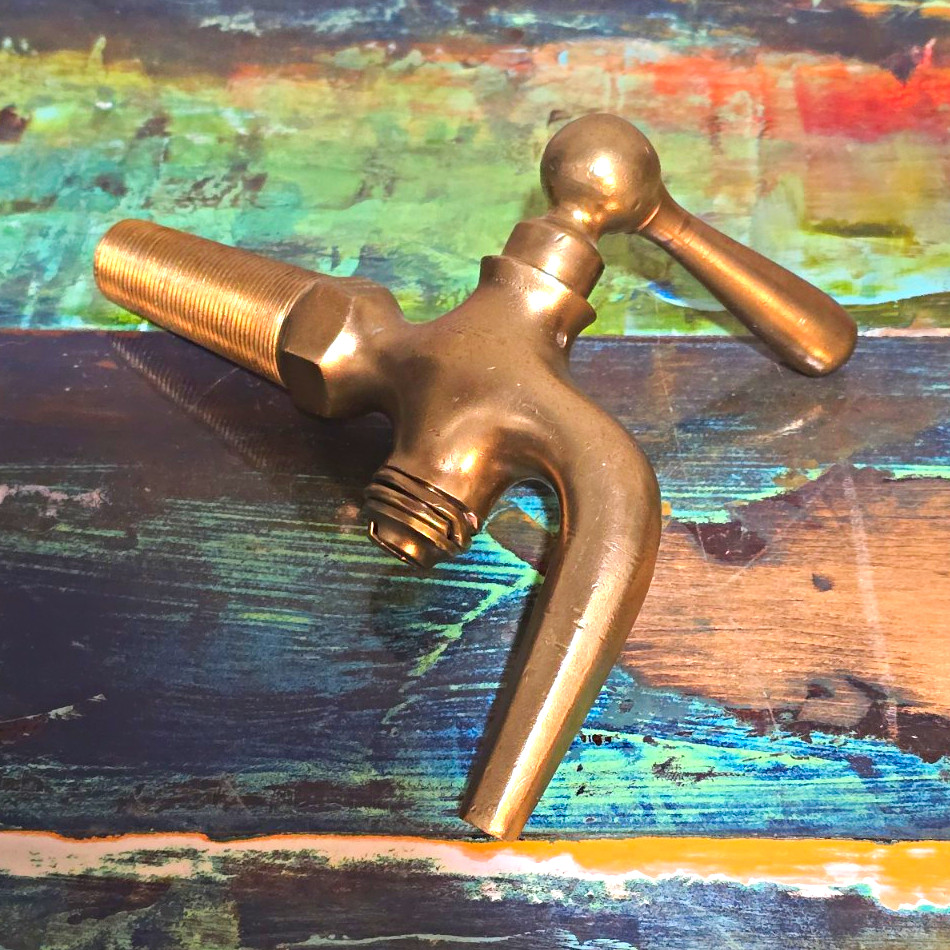 Antique Solid Brass Spigot/Tap McKenna Brothers Pittsburgh P.A.  *Rare Beauty*