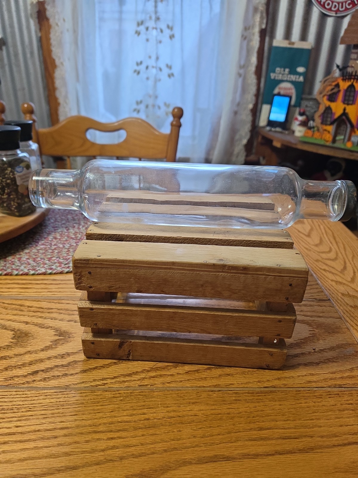 Vintage Glass Rolling Pin 14