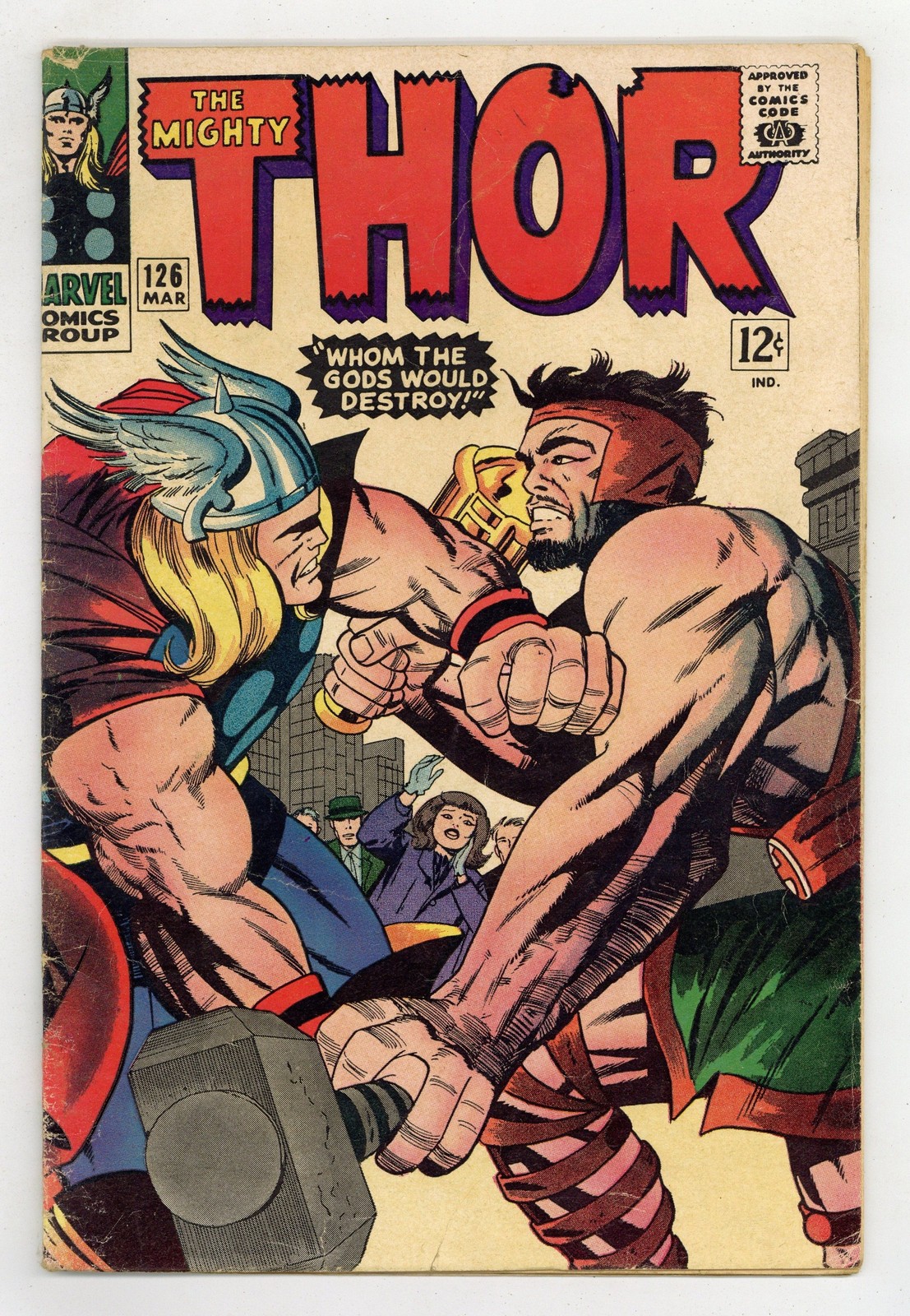 Thor #126 GD 2.0 1966