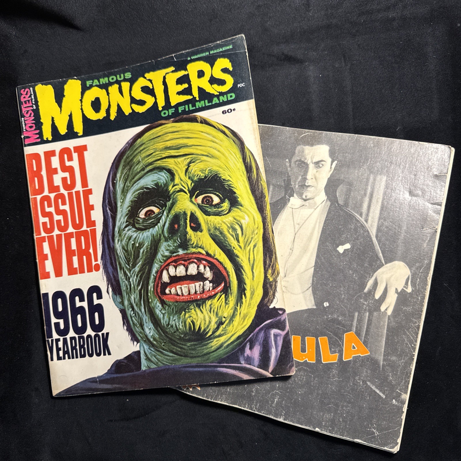 Famous Monsters of Filmland Magazine 1966 Yearbook Dracula Paperback 1977