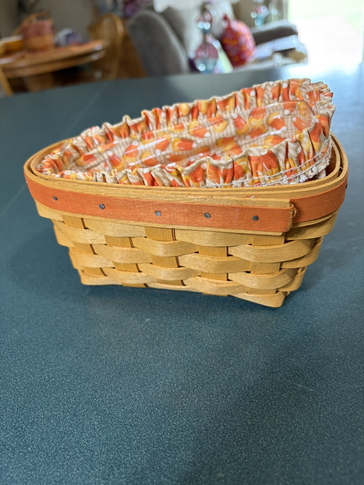 Vintage Longaberger 1999 Candy Corn Basket Combo