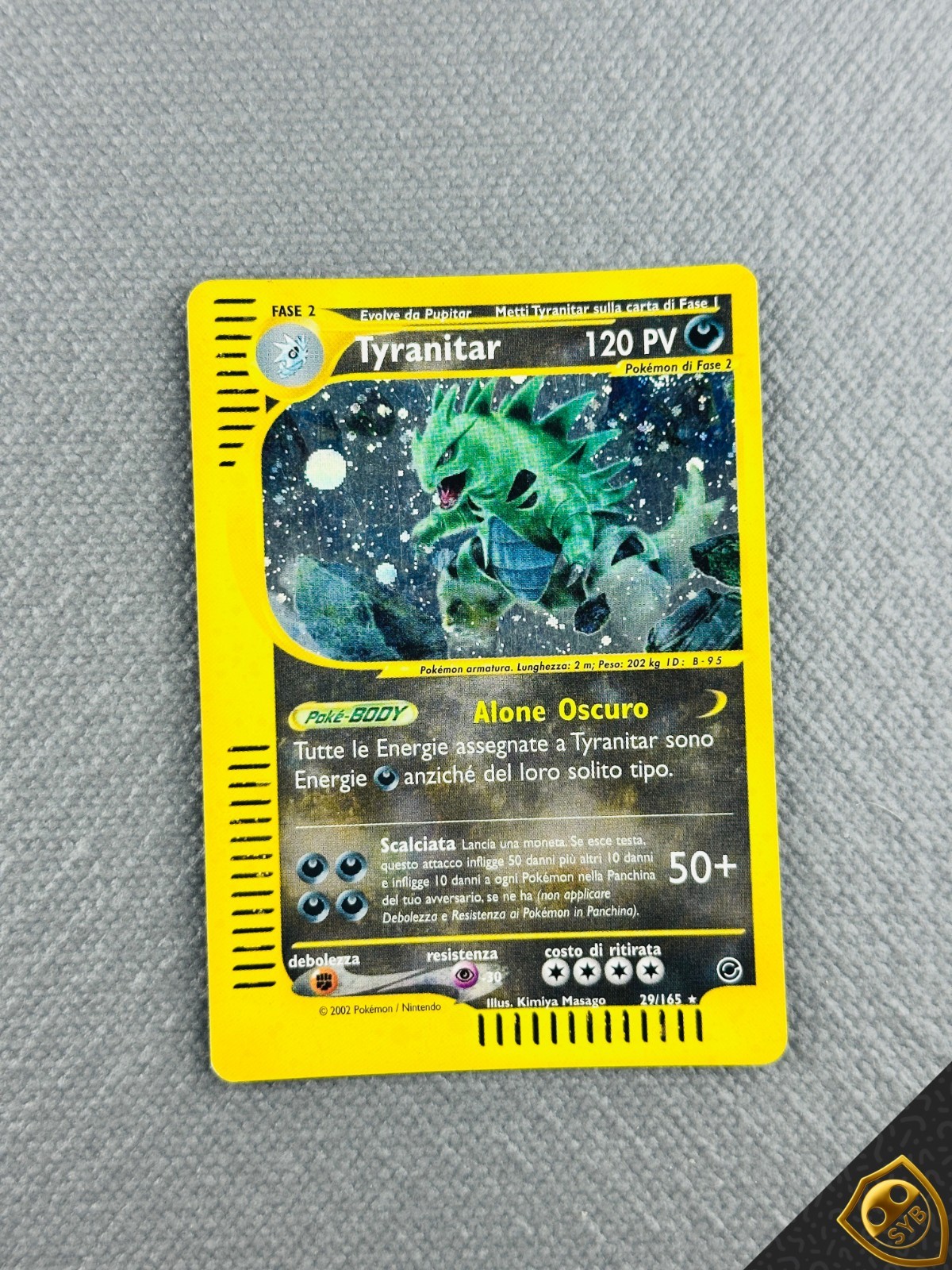 Pokemon Tyranitar expedition 29/165 Holo Expedition NM -