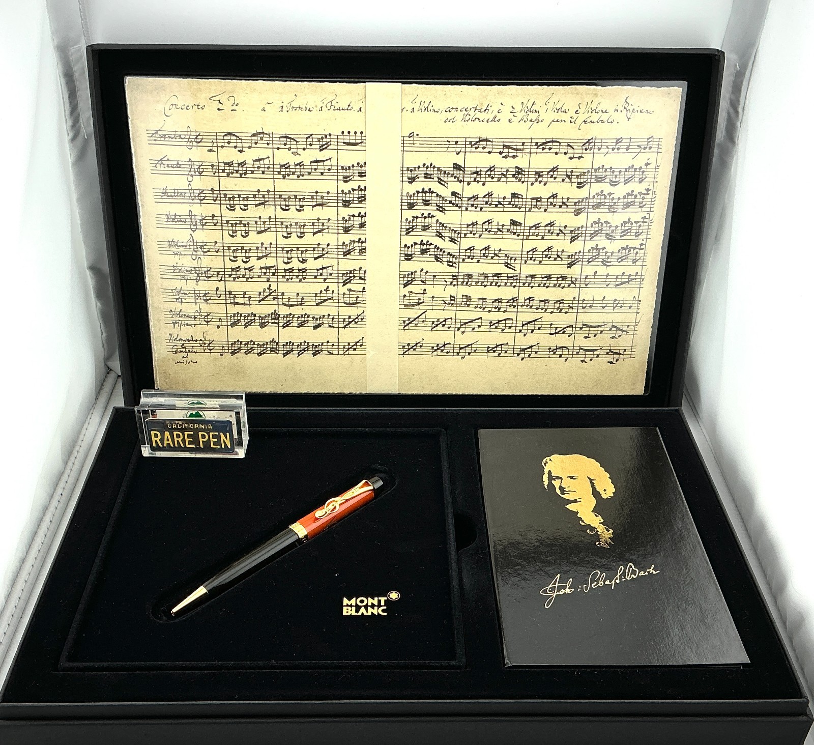 Montblanc Johann Sebastian Bach Ballpoint Pen LE 8000 Year 2001 NEW