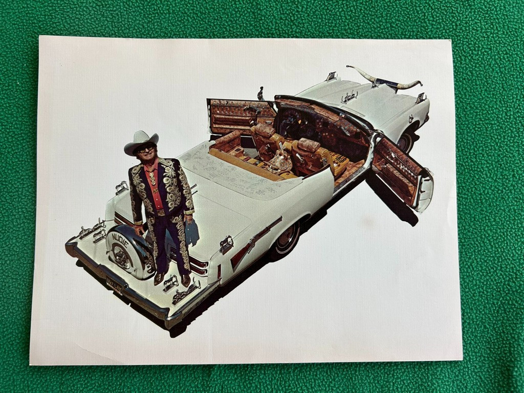 Vintage NUDIE'S RODEO TAILORS Pontiac Granville Westerner Ad Photo 8