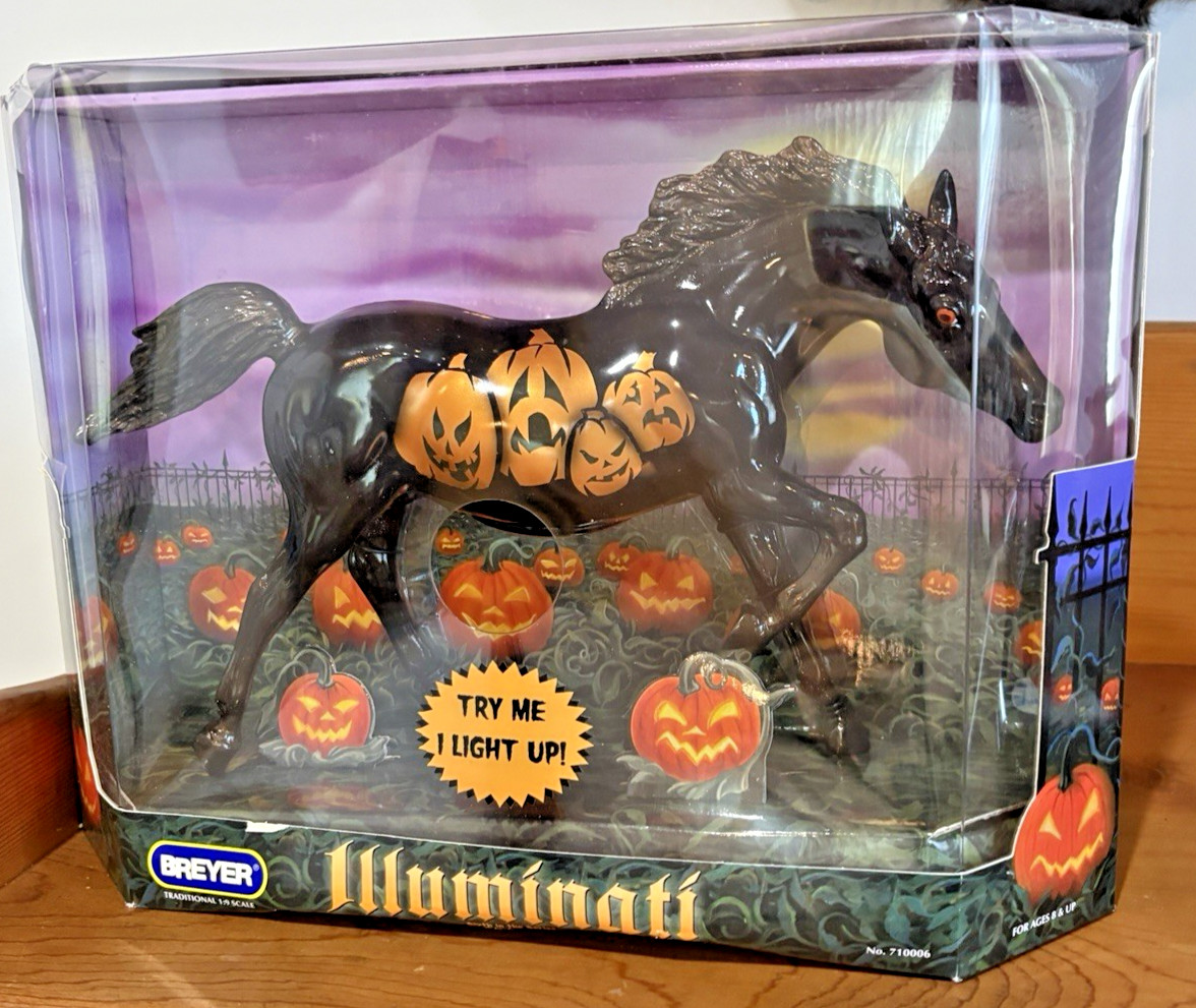 Breyer Illuminati 710006 2006 Halloween Horse Light Up Running Stallion NIB